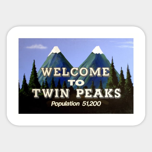 Welcome to Twin Peaks Sticker by IslandofdeDolls